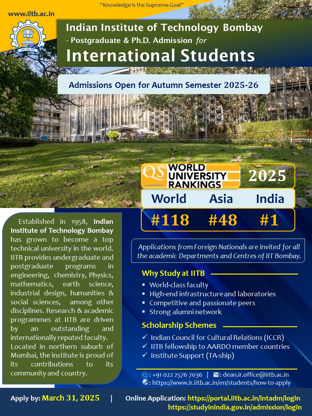 IIT Bombay 2025 2026
